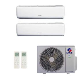 Ar-Condicionado Multi Split Inverter R-32 Gree 24.000 (1x Evap HW 12.000 + 1x Evap HW 24.000) Quente/Frio 220V