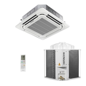 Ar-Condicionado Split Cassete 4 Vias Hitachi Air Core 500 55.000 BTUs Só Frio 220V Trifásico