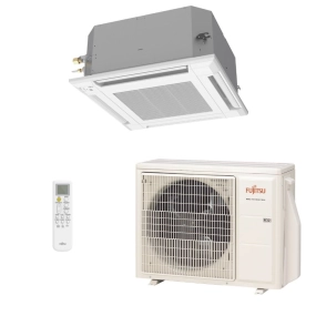 Ar-condicionado Split Cassete 4 Vias Inverter Fujitsu Airstage 18.000 BTUs R-32 Quente/Frio 220V Monofásico