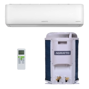 Ar-Condicionado Split HW Inverter Agratto Liv Top 12.000 BTUs R-32 Só Frio 220V
