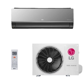 Ar-Condicionado Split HW LG Dual Inverter Voice Artcool UV Nano 12.000 BTUs R-32 Quente/Frio 220V